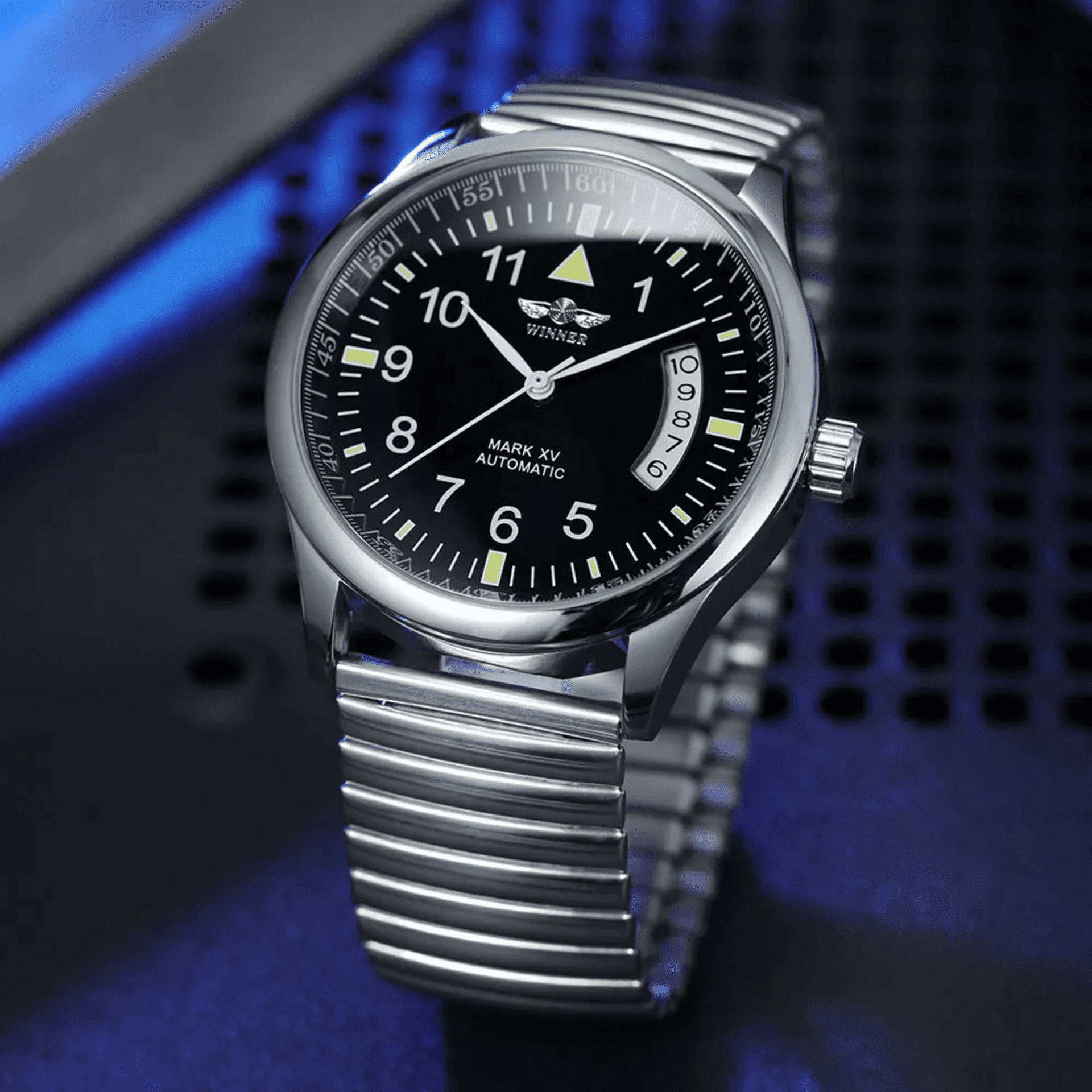 T-WINNER Reloj Militar Piloto 8295B Black - 2