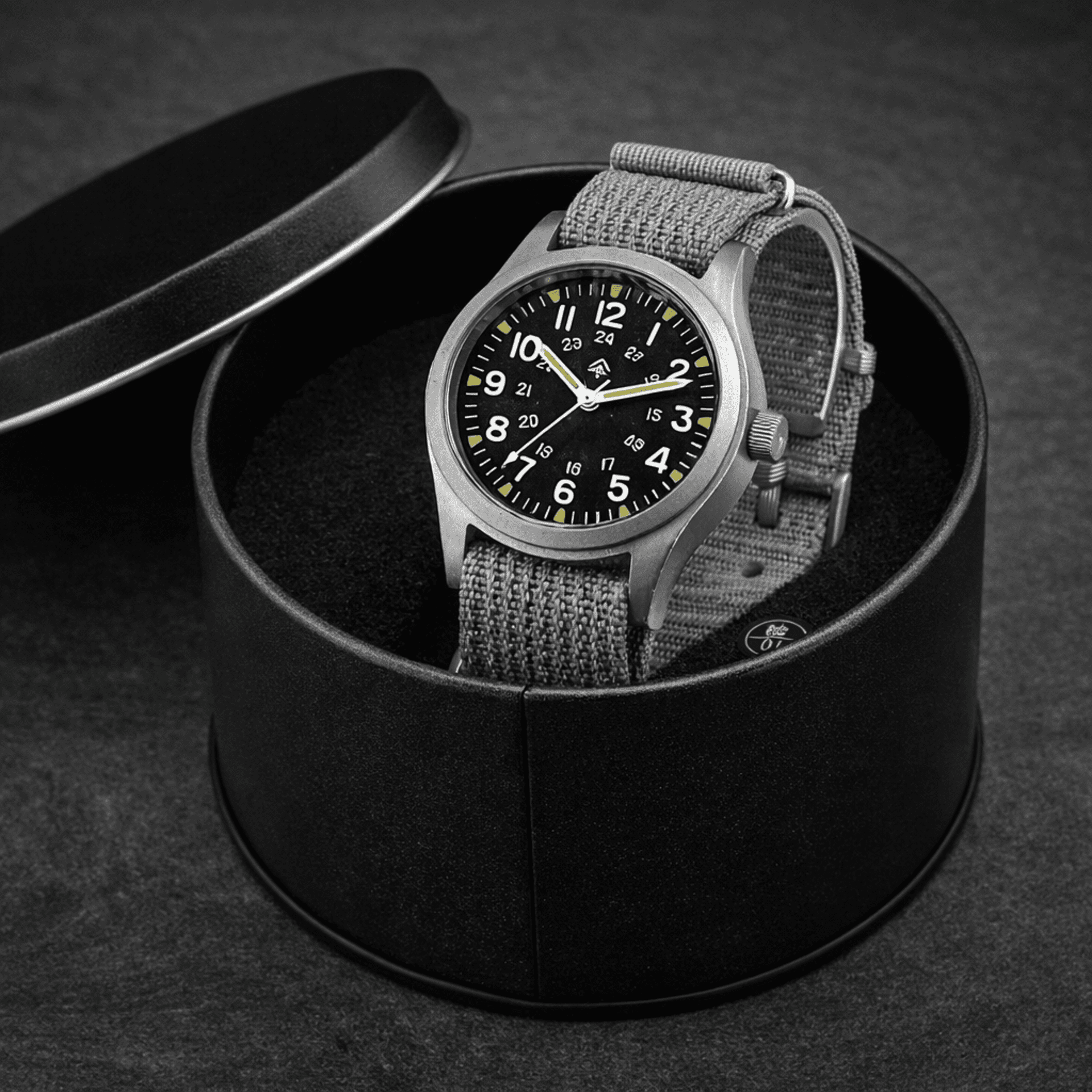 MILITADO Reloj Flieger ML05B Arrow Grey Nylon - 4