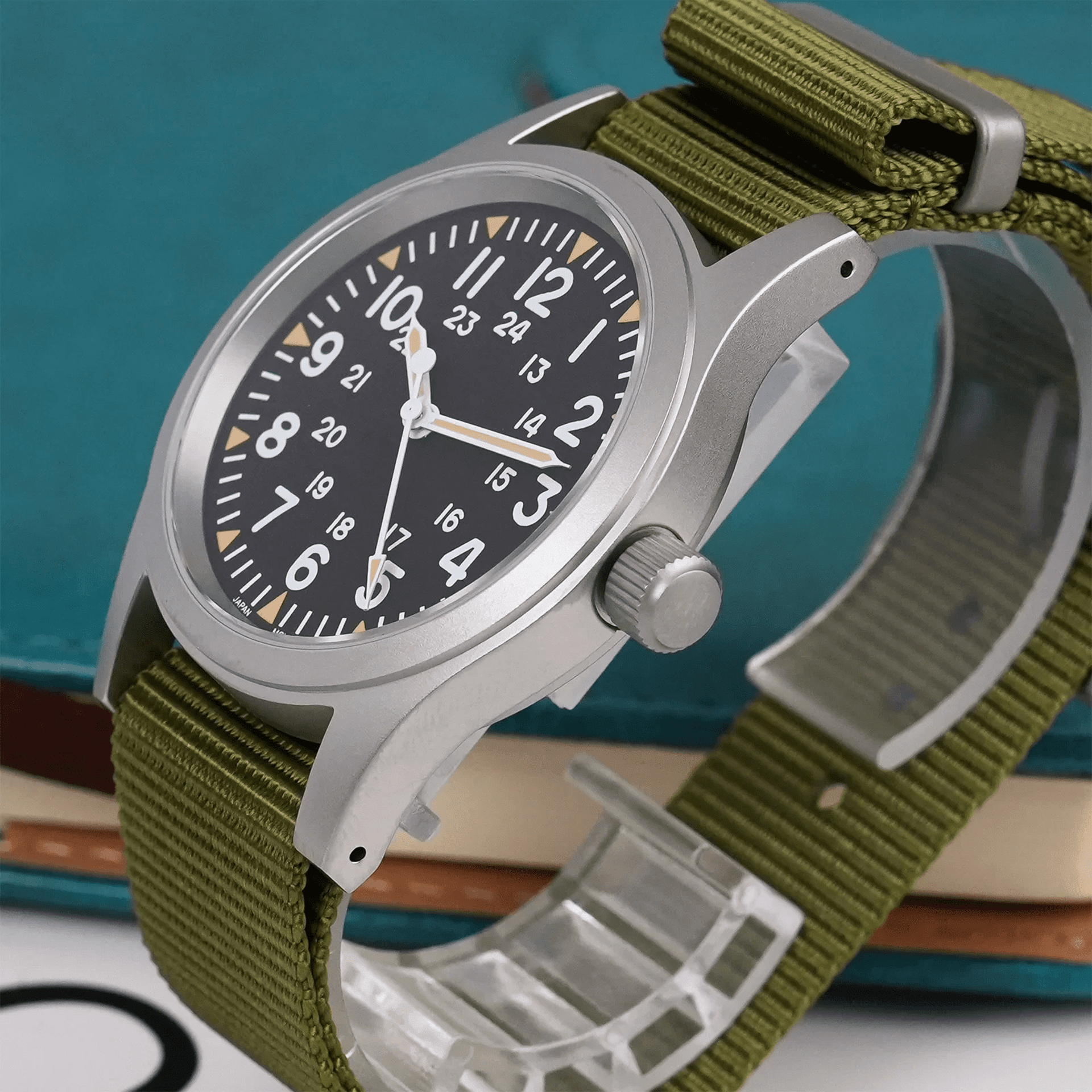 MILITADO Reloj Flieger ML05B Arrow Grey Nylon - 7