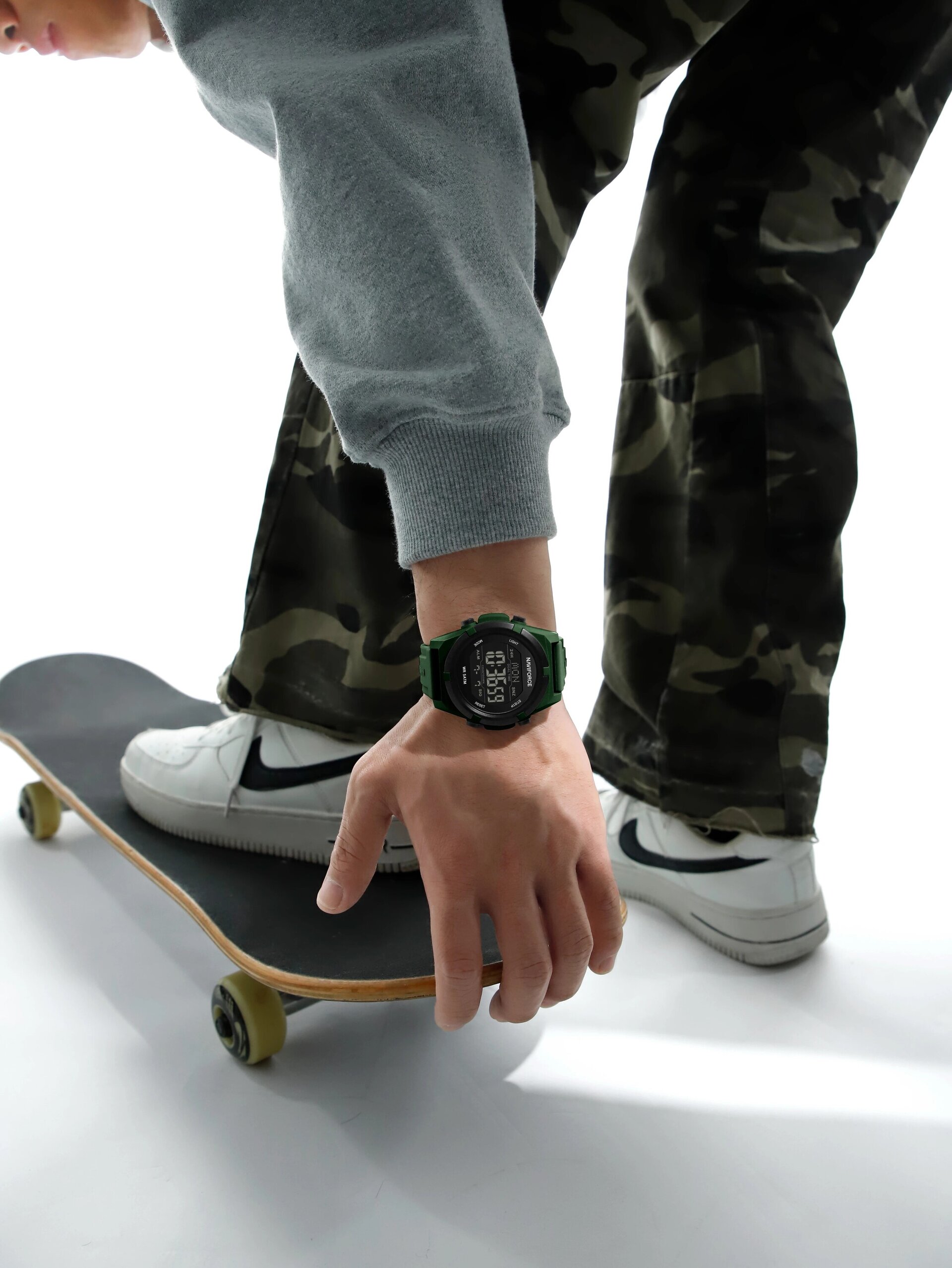 NAVIFORCE Reloj Quartz Digital 7127 Black - 5